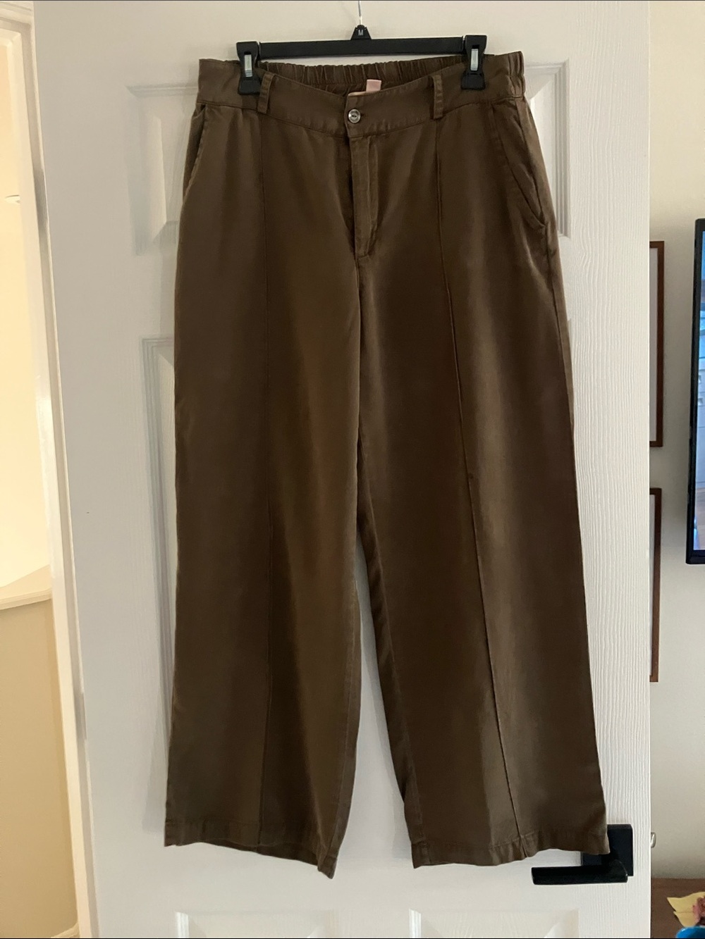Philosophy Women's Pants | Petite L | Olive Green - Picture 1 of 4